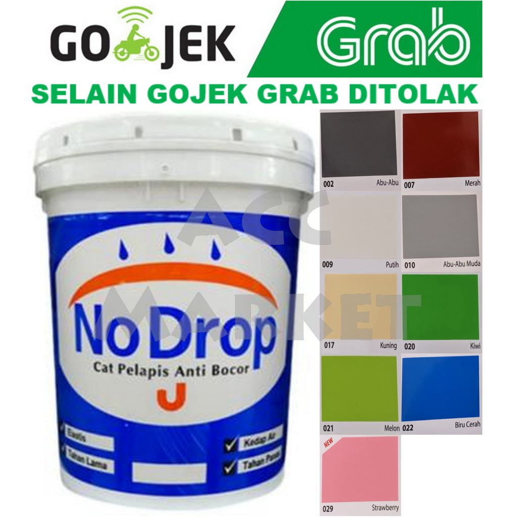 GOJEK Cat  Tembok Pelapis Anti  Bocor  AVIAN NO  DROP  20 Kg 