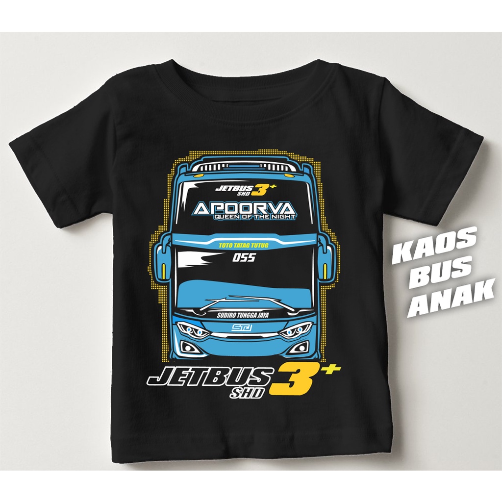 KAOS BUS MANIA ANAK | KAOS BUS JET BUS APOORVA ANAK TERBARU 2022 | KAOS KOMINITAS BUS ANAK | KAOS JE