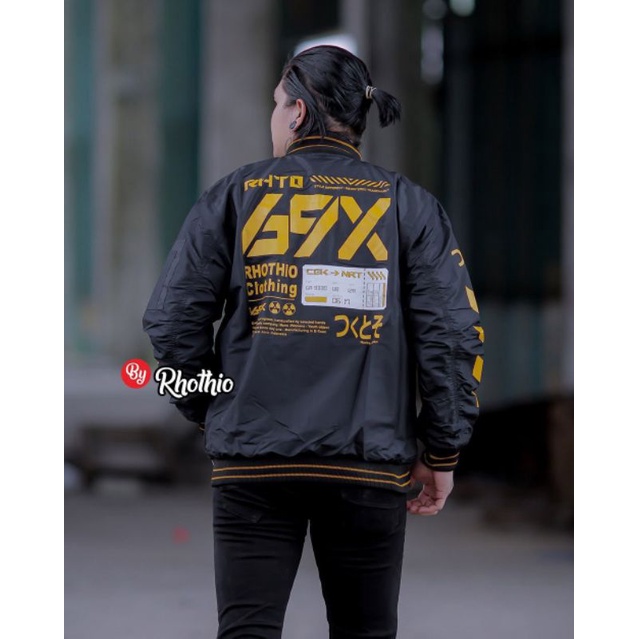 THE BOJIEL ORIGINAL Jaket Pria Sukajan Tiger Japan Bomber Terbaru