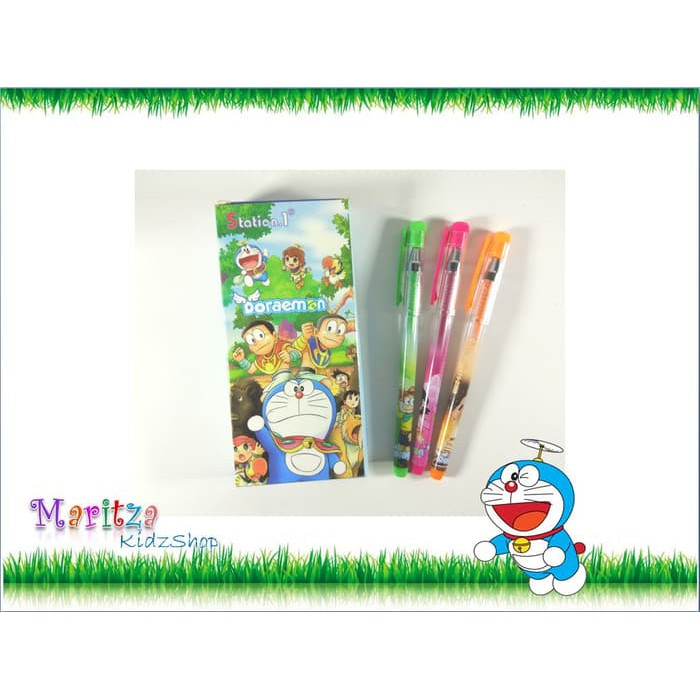 

TERMUURAAH, Harga 3 pcs!! Alat Tulis Pulpen / Bolpoin Bolpoint Karakter Doraemon .