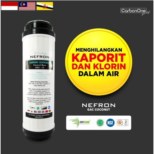 Nefron GAC COCONUT 10&quot; | Filter air PDAM