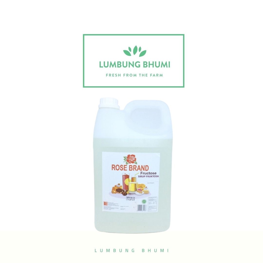 Lumbung Bhumi - Gula Cair Fructose Fructosa Rose Brand 5 Kg ( Bahan Pokok )