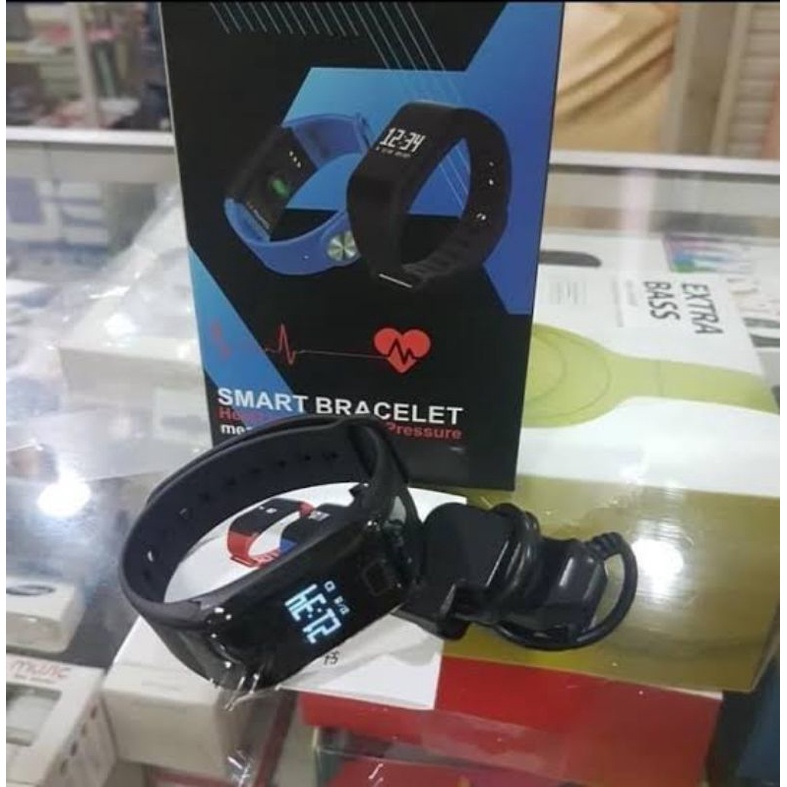 Jam tangan_pintar_smart_watch_f1_tracker fitnes jam detak jantung tahan air jam tangan millenial