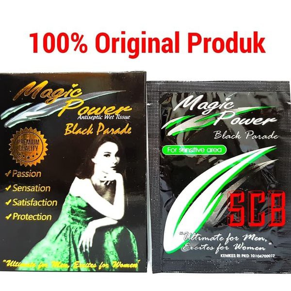 Tissue Tisu Magic Power BLACK PARADE