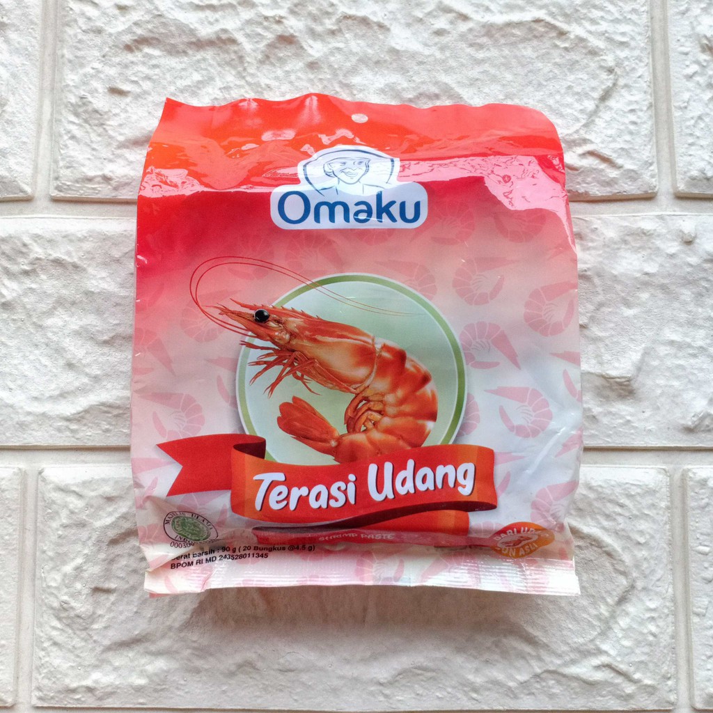 Omaku Terasi Udang Sachet 4.5gr Shrimp Paste Rebon Bumbu Dapur Bahan Pokok