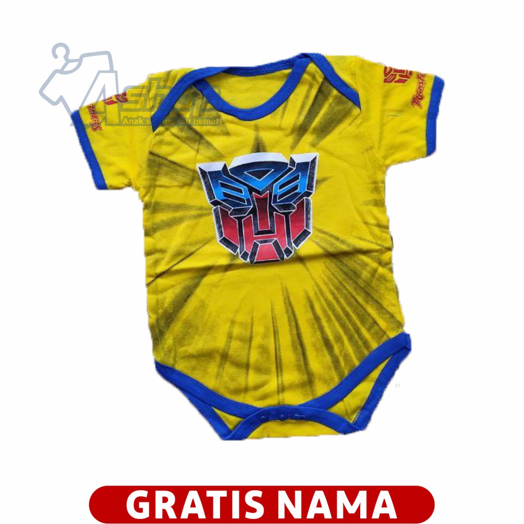 Jumper Bayi Jumpsuit Motif Transformer