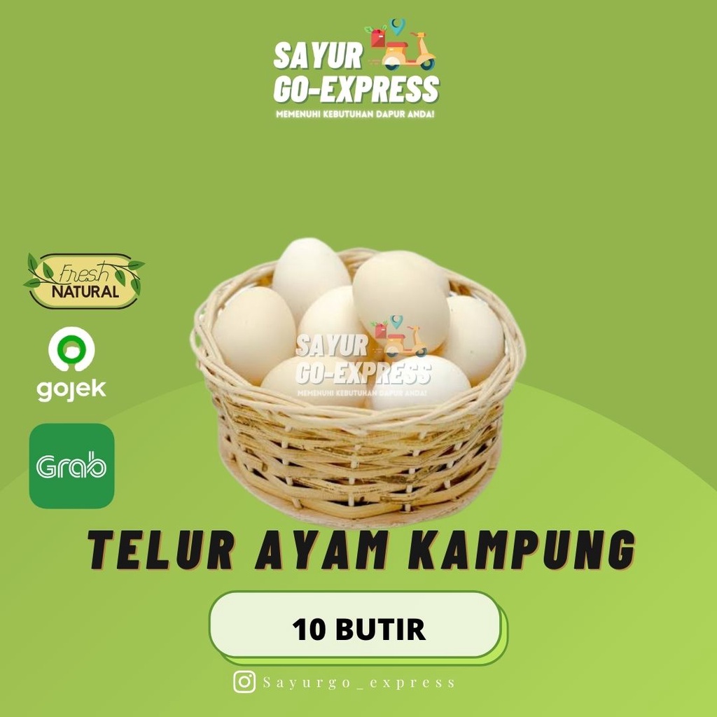 

Telur Ayam Kampung 10 butir