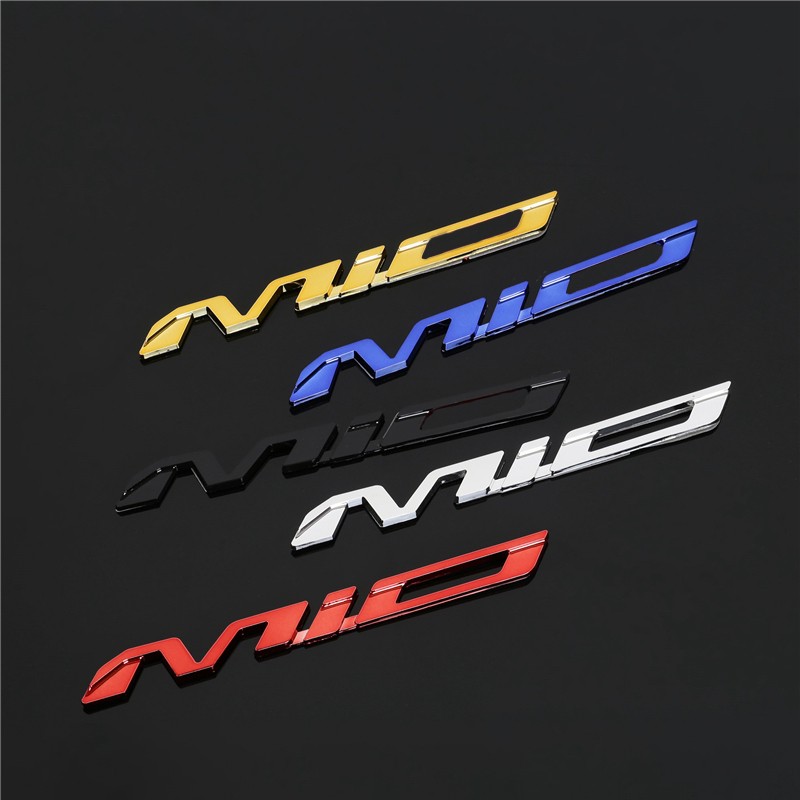 2PCS Mio Emblem Motorcycle Motor Sticker Yamaha Motorcycle Aksesoris Stiker for YAMAHA MIO 151 125 Moto Emblem Badge