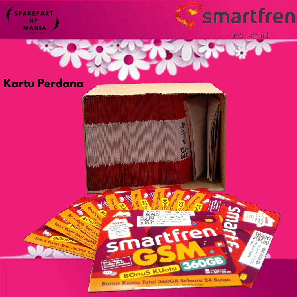 KARTU PERDANA SMARTFREN 360GB