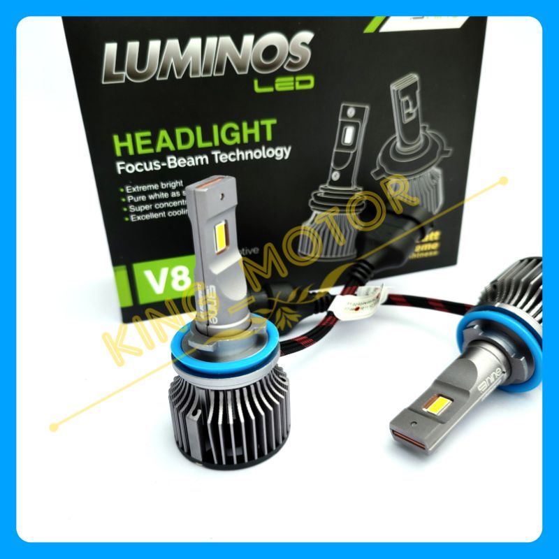 Bulb LED H11/H8/H16 LUMINOS V8 Extream Brightness by 9Nine