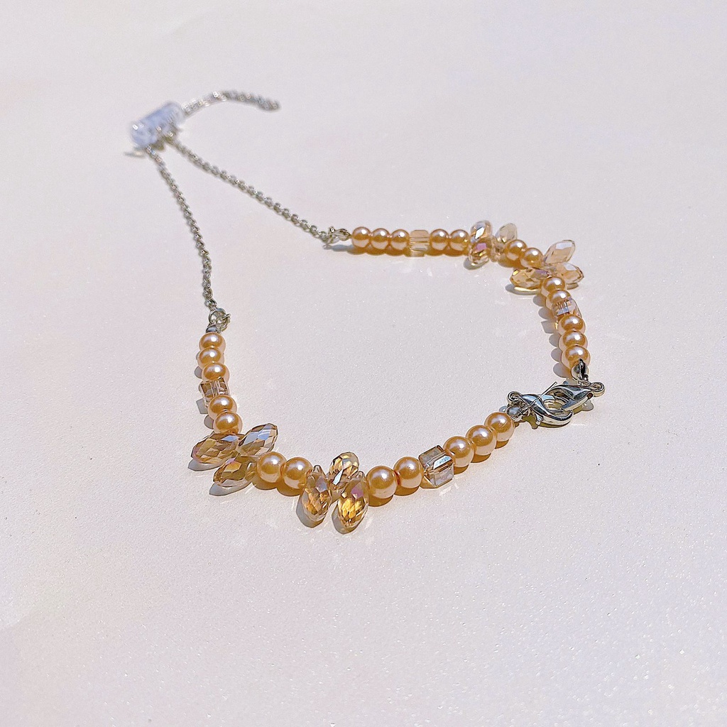 Strap Masker 2in1 Konektor Tali Masker Kalung Hijab Aksesoris Masker Strapmask Mutiara Rantai Korea 