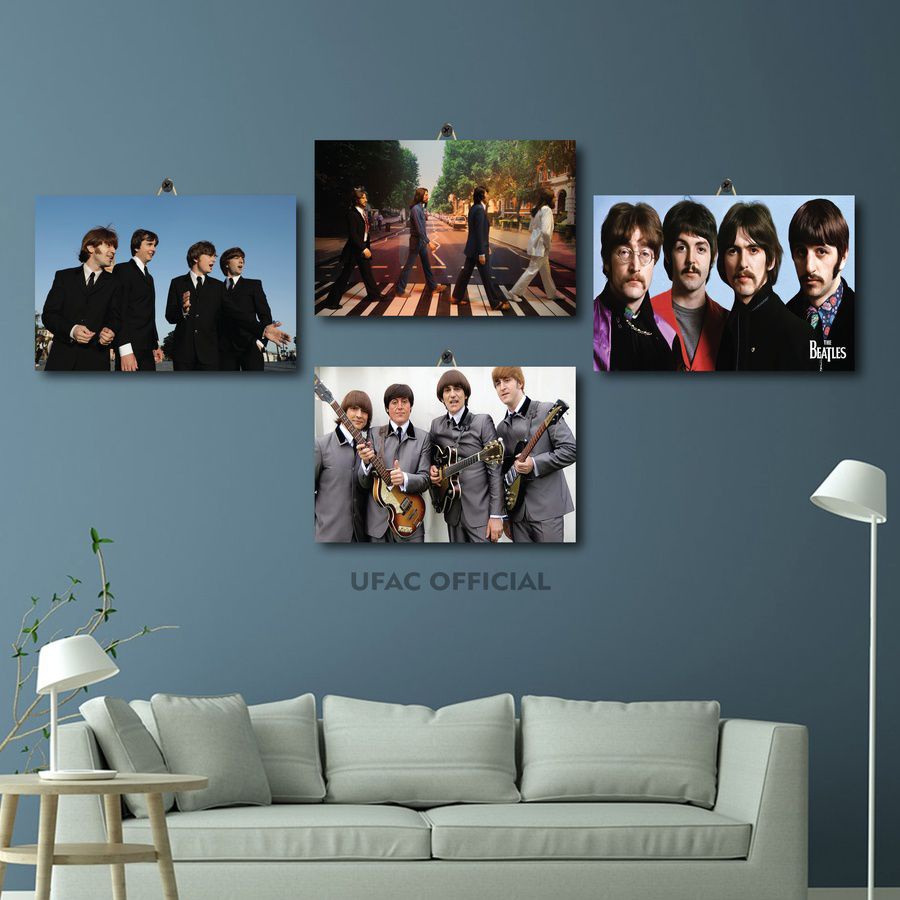 POSTER KAMAR AESTHETIC BAND PHOTO FOTO OF THE BEATLES 20X30 5T2AD/BAFAL/ PAJANGAN RUANG AESTHETIC GA
