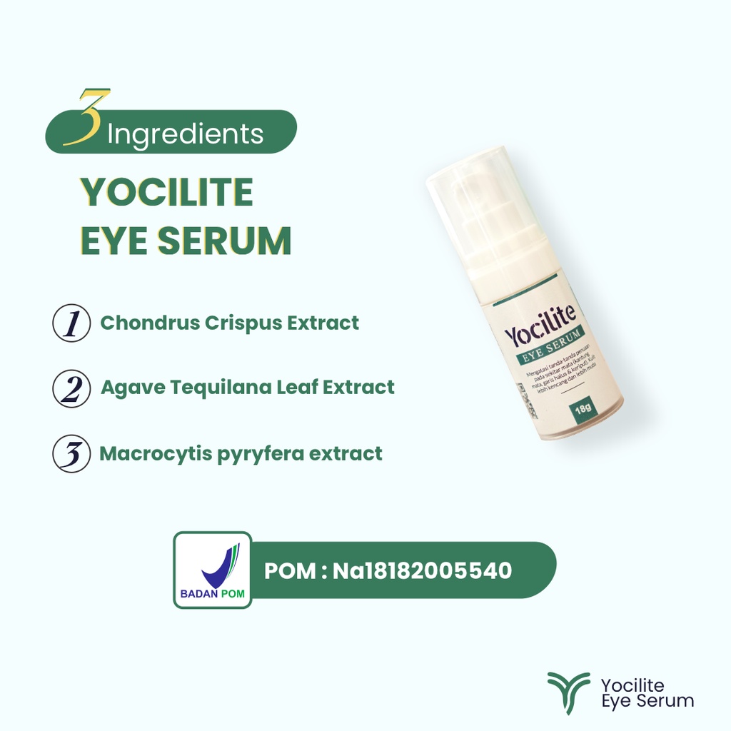 [BPOM] Yocilite Eye Serum | Krim Mata | Anti Aging | Serum Mata Panda | Dark Circle