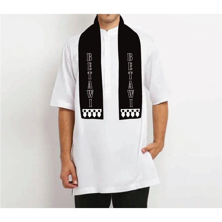 Cukin Kain Selendang Aksesoris Betawi Motif Betawi-Betawi