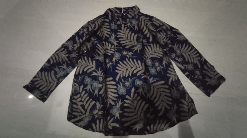 [cod] Batik Wanita Modern Atasan Blouse Batik Serdadu Batik Kantor Sd 002 Size  S-m-l-xl-xxl-3l-4l