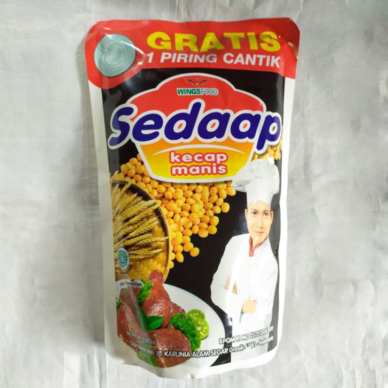 

SEDAAP Kecap Manis 550ml (TANPA HADIAH piring)