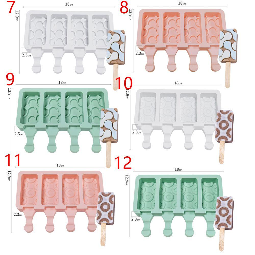 Solighter Cetakan Es Krim 3D Popsicle Mold Handmade Ice Cream Maker