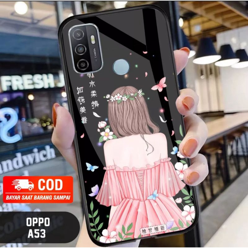 SHOWCASE CASE OPPO A53 2020 DESIGN AESTHETIC GIRLS LUCU SERIES