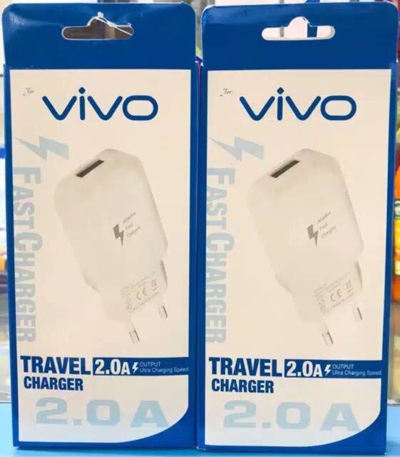 Charger Batok dell New 2.0A Micro Usb Fast Charger vivo