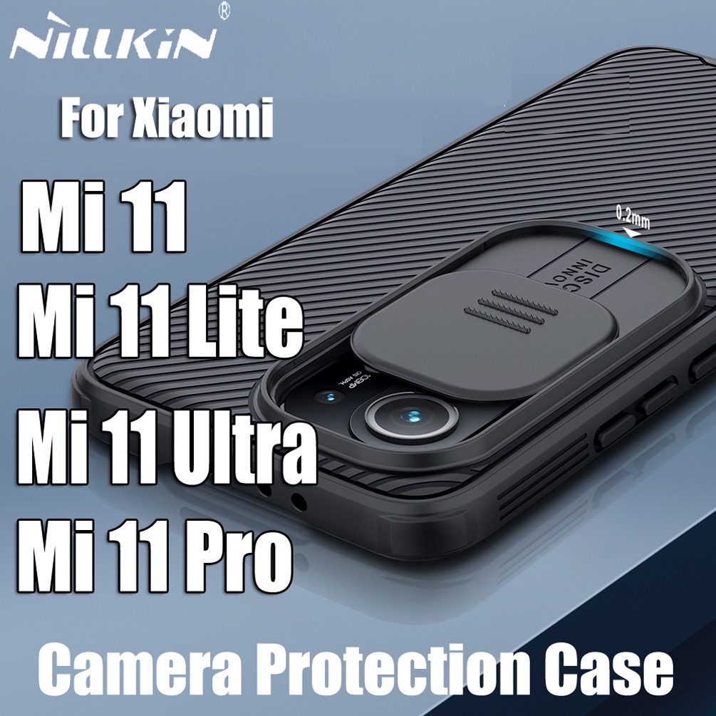 for xiaomi mi 11 lite mi 11 pro case nillkin camshield pro cover slide camera protection lens case f