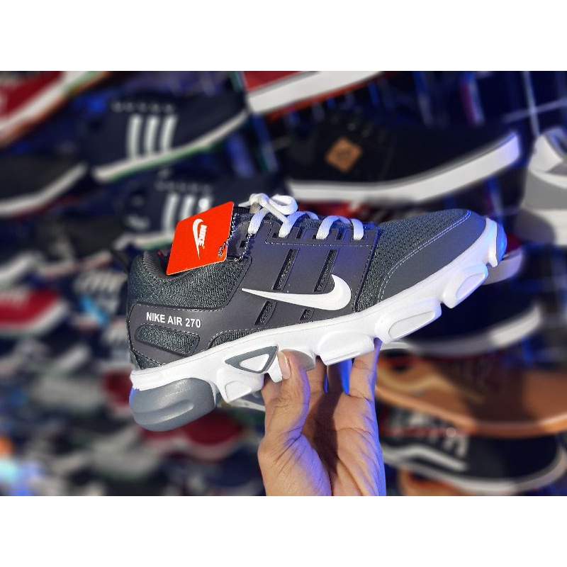 Sepatu Nike Hitam Polos Full Black Sekolah Olahraga Sneakers Sport