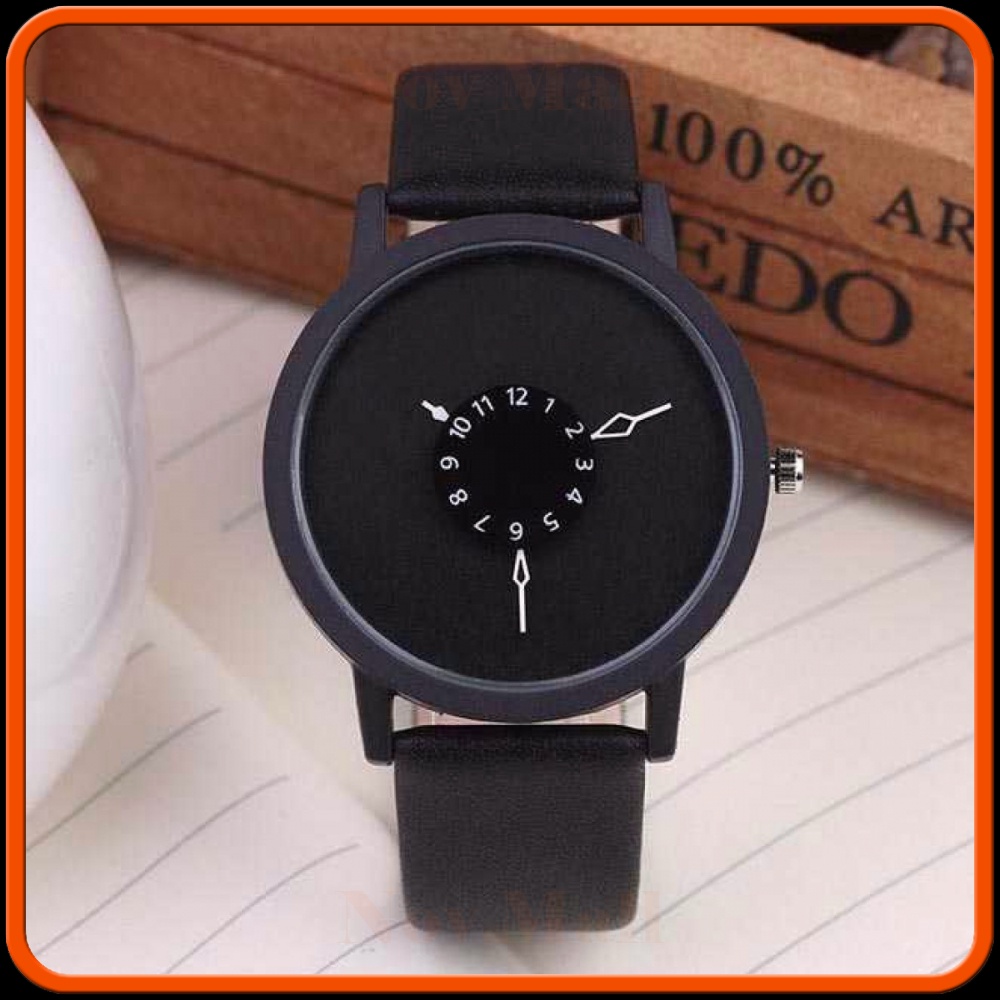 Jam Tangan Kulit Elegan Dial Unik - CV0250