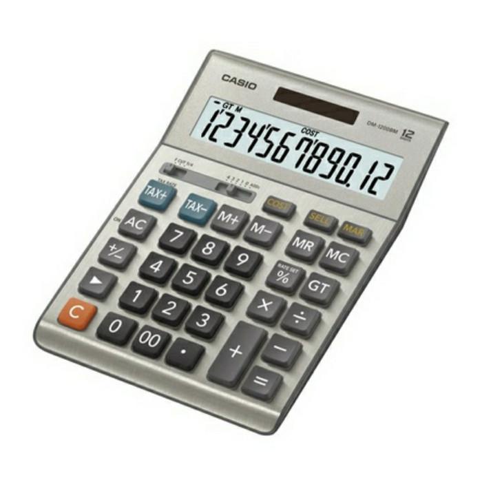 

PROMO! CASIO DM 1200 DESKTOP KALKULATOR / CALCULATOR KANTOR MEJA DM1200 |Kalkulator