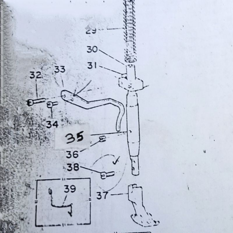 B-1502-541-000 Bushing Tiang Sepatu Mesin Jahit Juki DDL