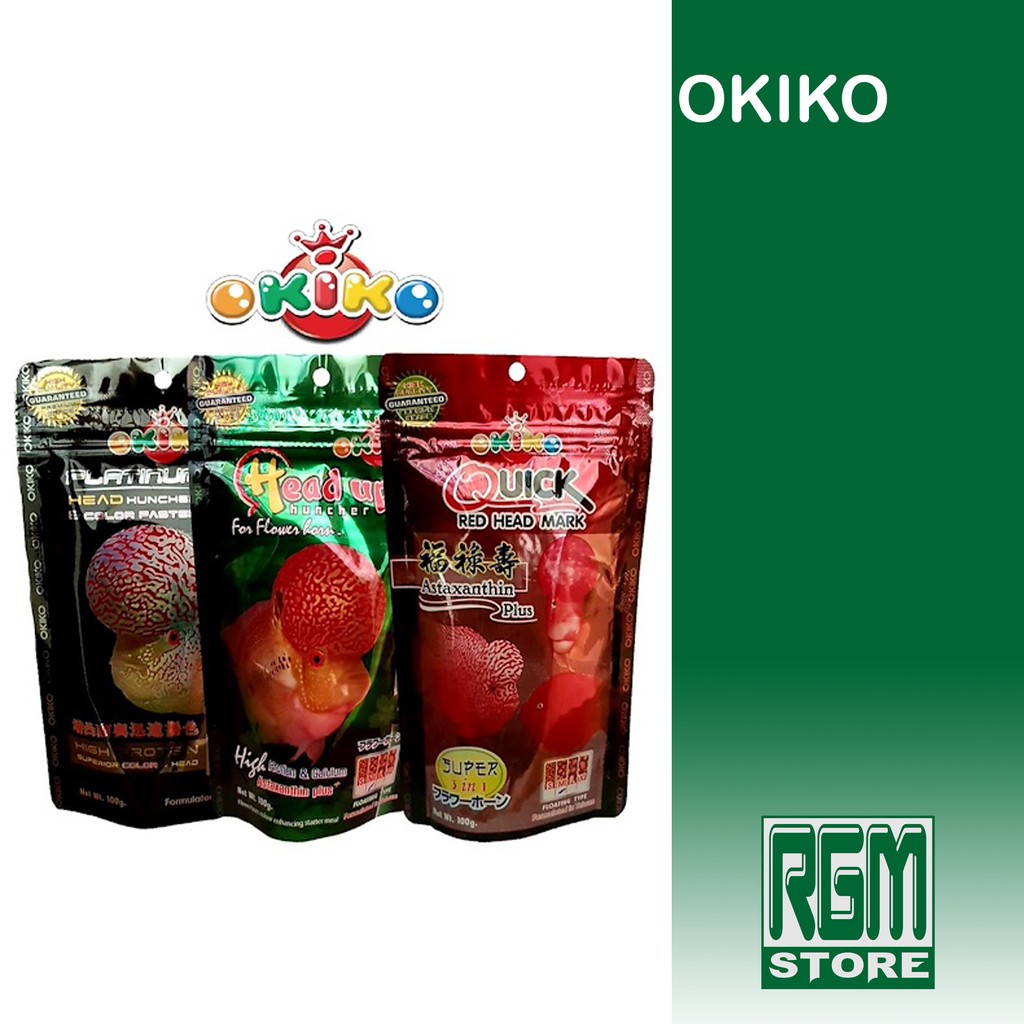 OKIKO platinum makanan pakan ikan louhan lohan murah