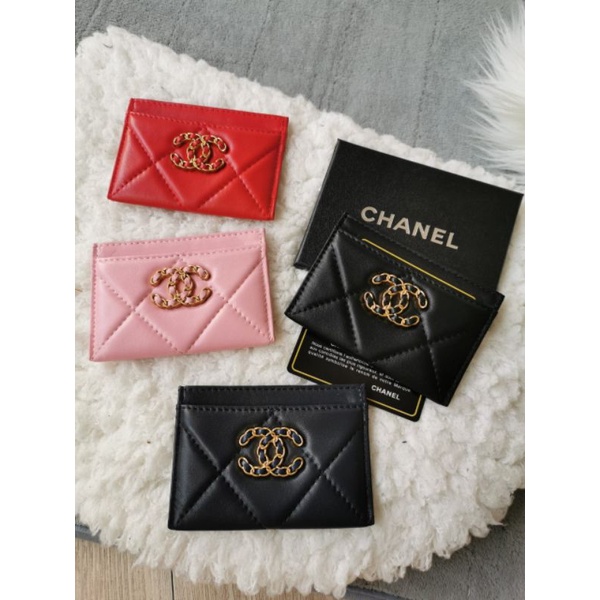 Chanel 19 Card Holder Mirror Quality