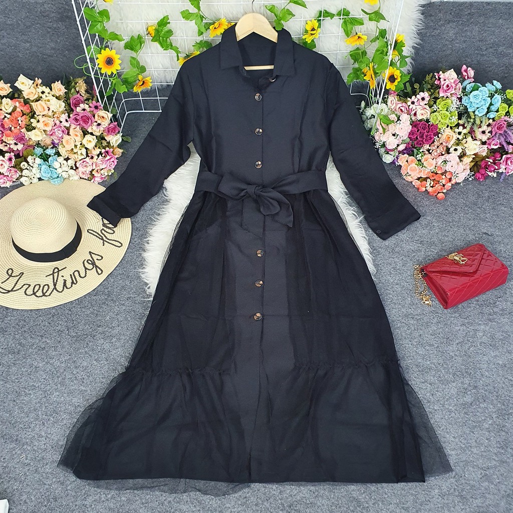 ODE - Dress Wanita Korea Terbaru/ Gaun Wanita/ Elegan