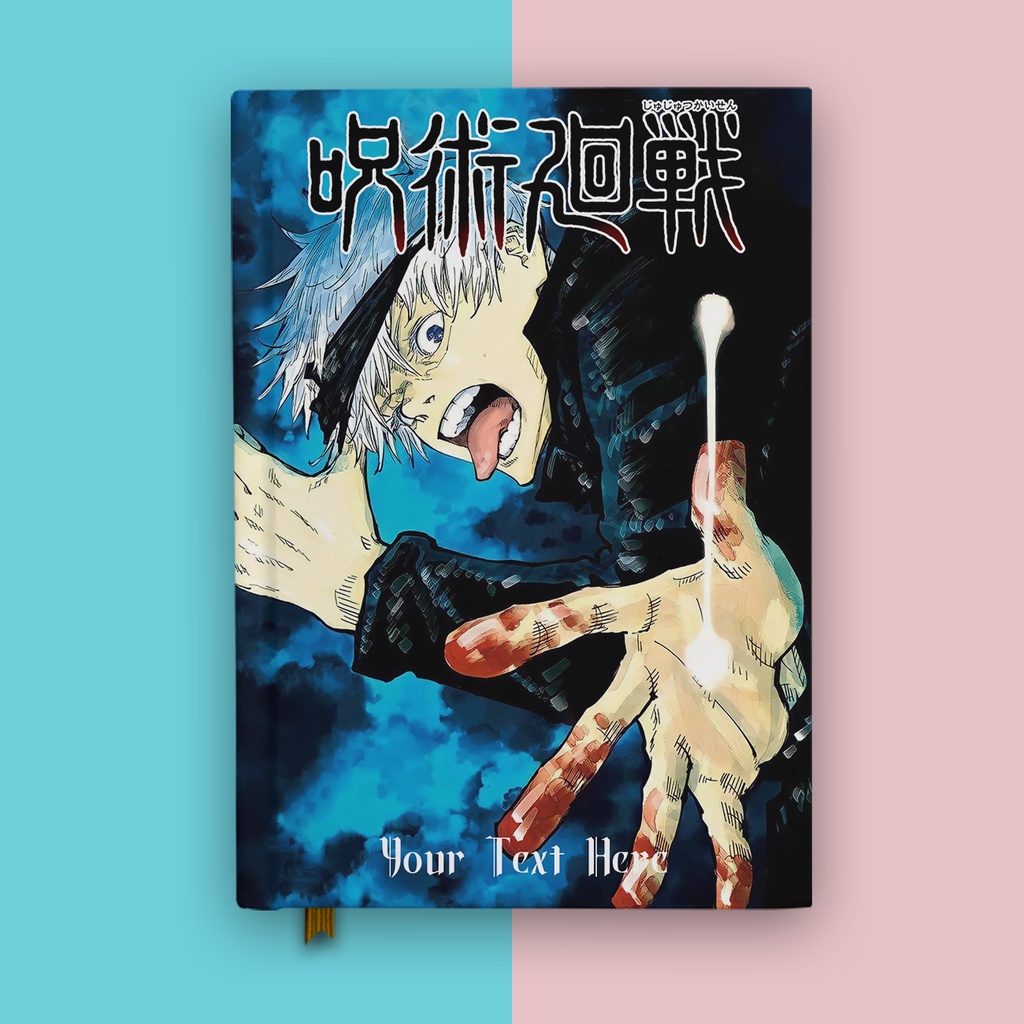 

Buku Catatan Notebook Anime Jujutsu Kaisen Satoru Gojo Custom Jurnal Agenda Diary Hardcover Aesthetic A6 A5