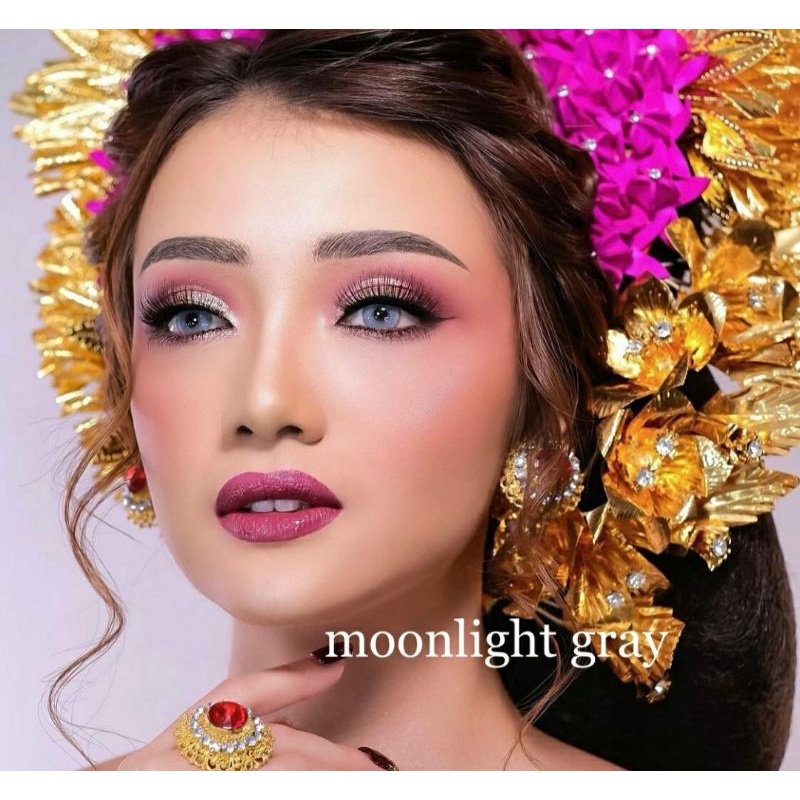 Softlens Moonlight Grey Gray Abu Dreamcolor Normal Minus s.d -6.00 Softlen Minus