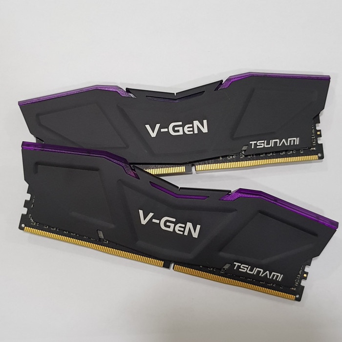 {laptopstore} RAM DDR4 V-GeN TSUNAMI 16GB 2666MHz CL15 2X8GB - RAM GAMING OC VGEN Berkualitas