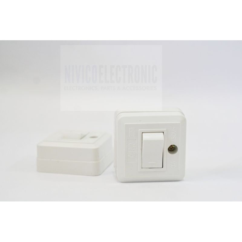 Saklar OB PIANO 1 GANG Airam kecil SG17-1K