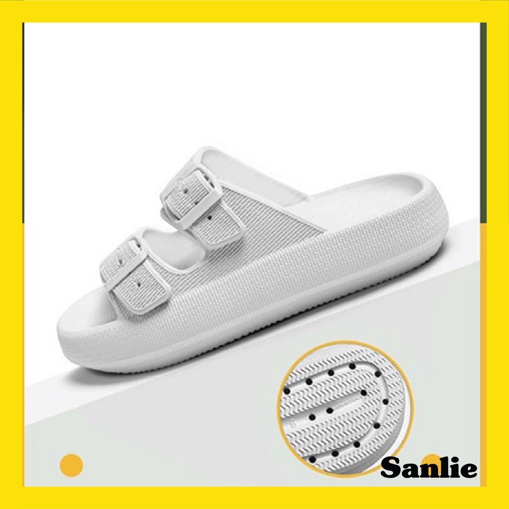 Sanlie Sandal Tali Wanita Kekinian Sendal Slop Cewek Karet Jelly Selop Terbaru Korean Style V-02