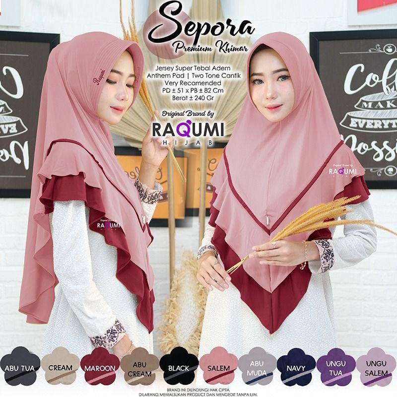SEPORA Premium KHIMAR ORI RAQUMI-4