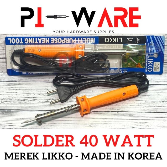 ORIGINAL LIKKO Solder Tangan 40W 40 Watt LQ40N Made in Korea