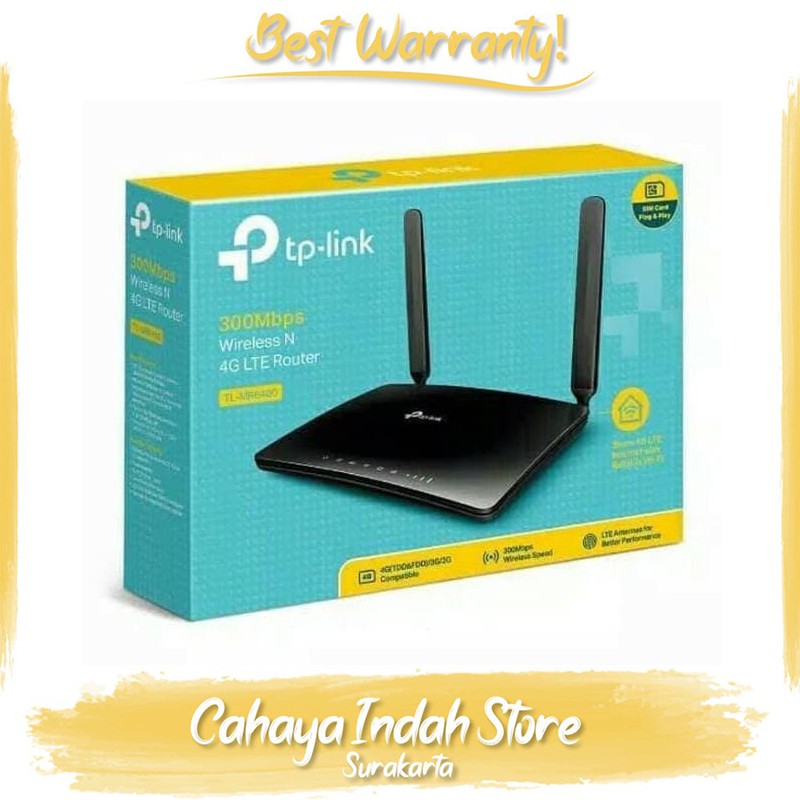 Modem Wifi SIM Card Tp-Link TL-MR100 Router 4G LTE Unlock Termurah CIS