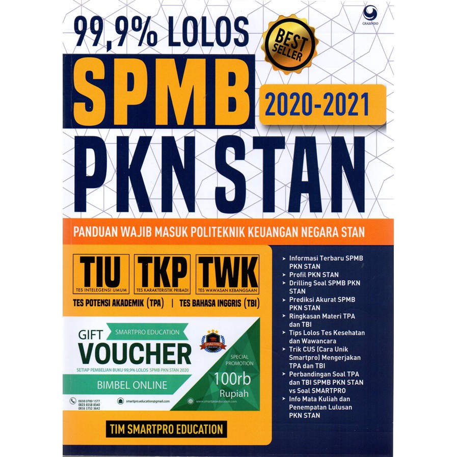 Gramedia Yogya - 99.9% Lolos Spmb Pkn Stan 2020 - 2021