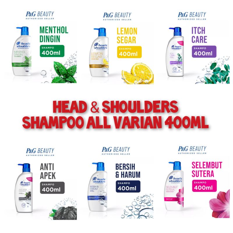 HEAD &amp; SHOULDERS All Varian 400ml