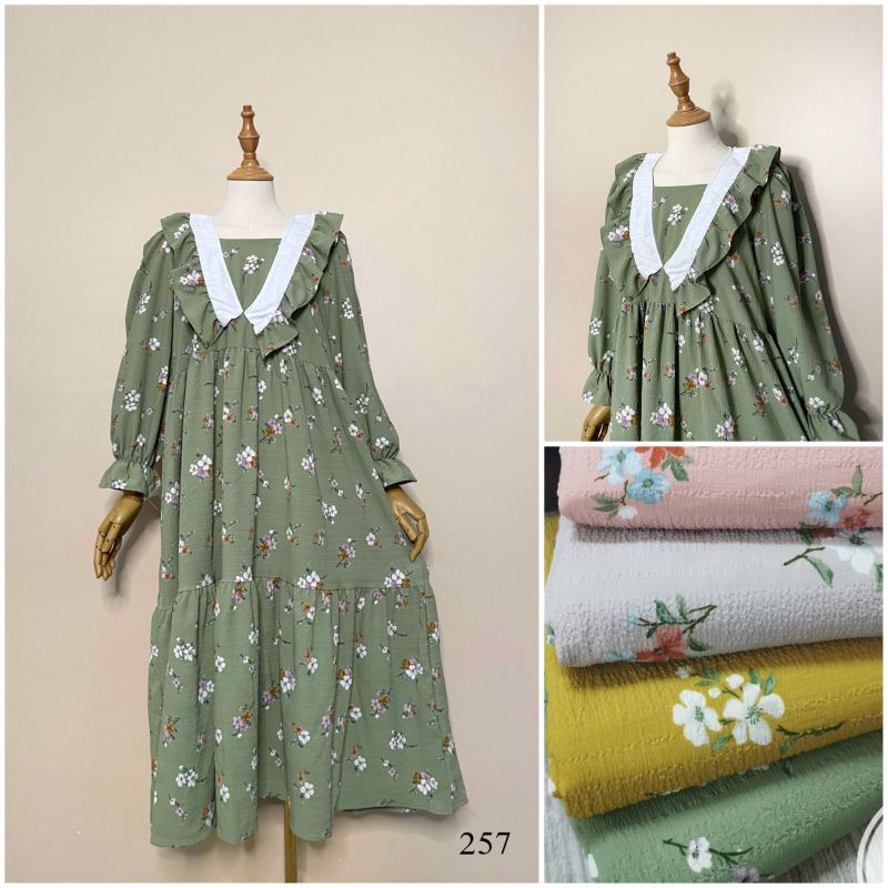 Jadore Midi Motif Bunga