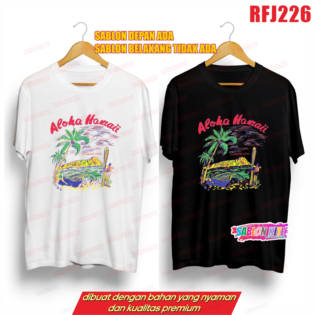 MURAH!!! KAOS TAEHYUNG V ALOHA HAWAI RFJ226 JK V RM JIN SG JM JH