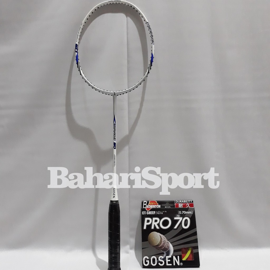 Raket Badminton Gosen Mirage 50 Original Bonus Senar