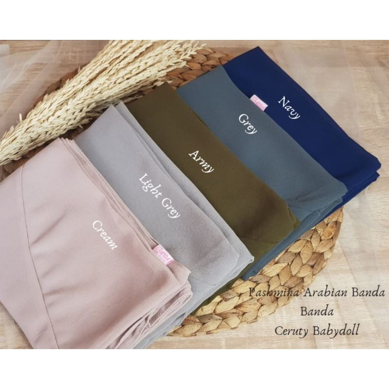 Jilbab Pashmina Instan Arabian Swal Original Banda-6