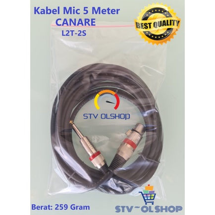 Kabel Mic 5 Meter Full / Kabel Audio Mic Canare