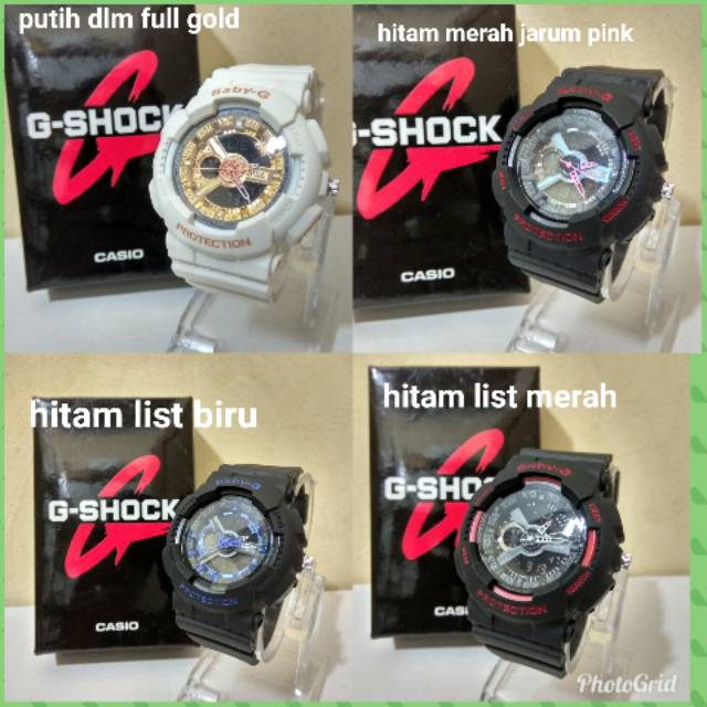 Jam Tangan Wanita Casio Baby G Cewek G-Shock Dualtime BabyG