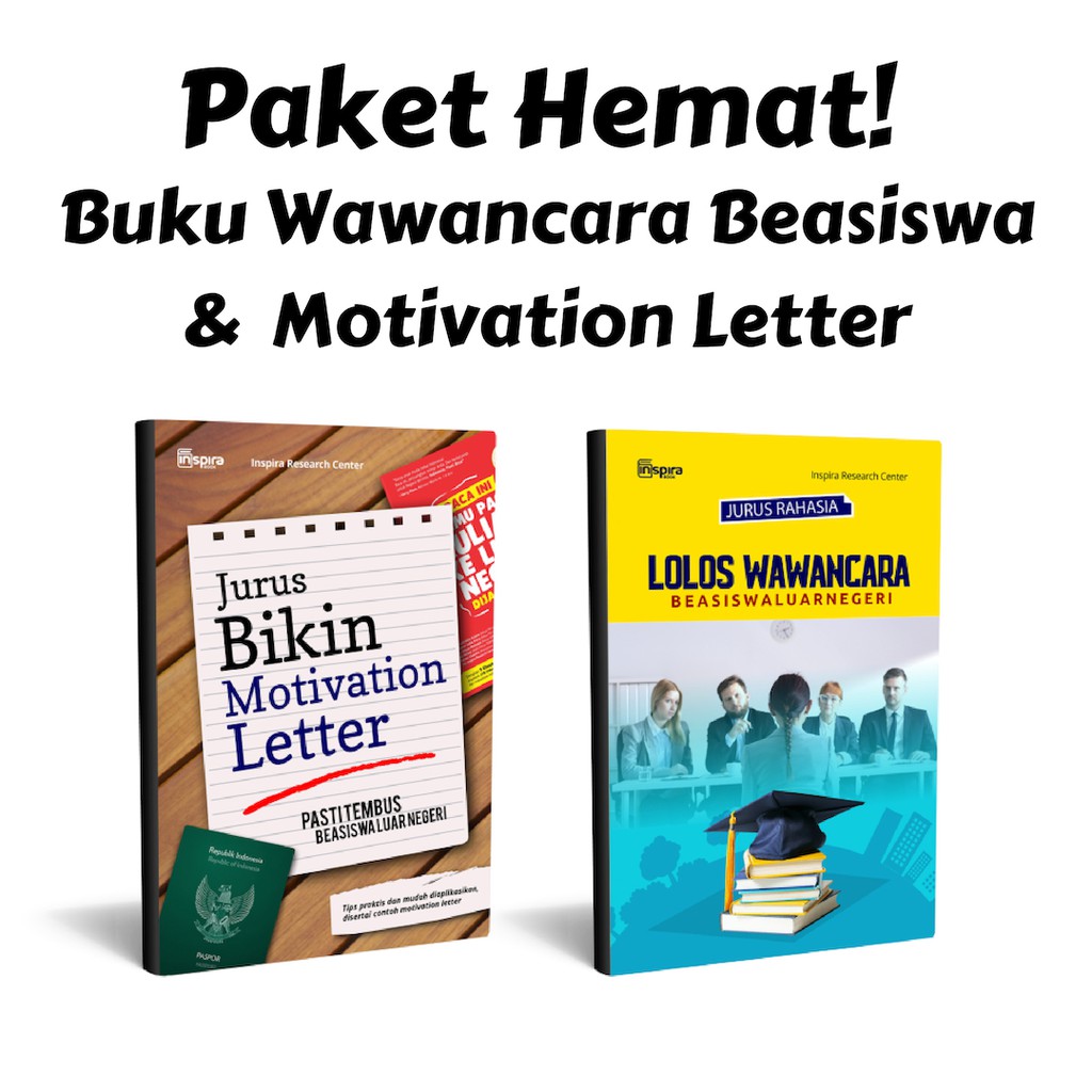 Paket Hemat Buku Motivation Letter & Lolos Wawancara ...