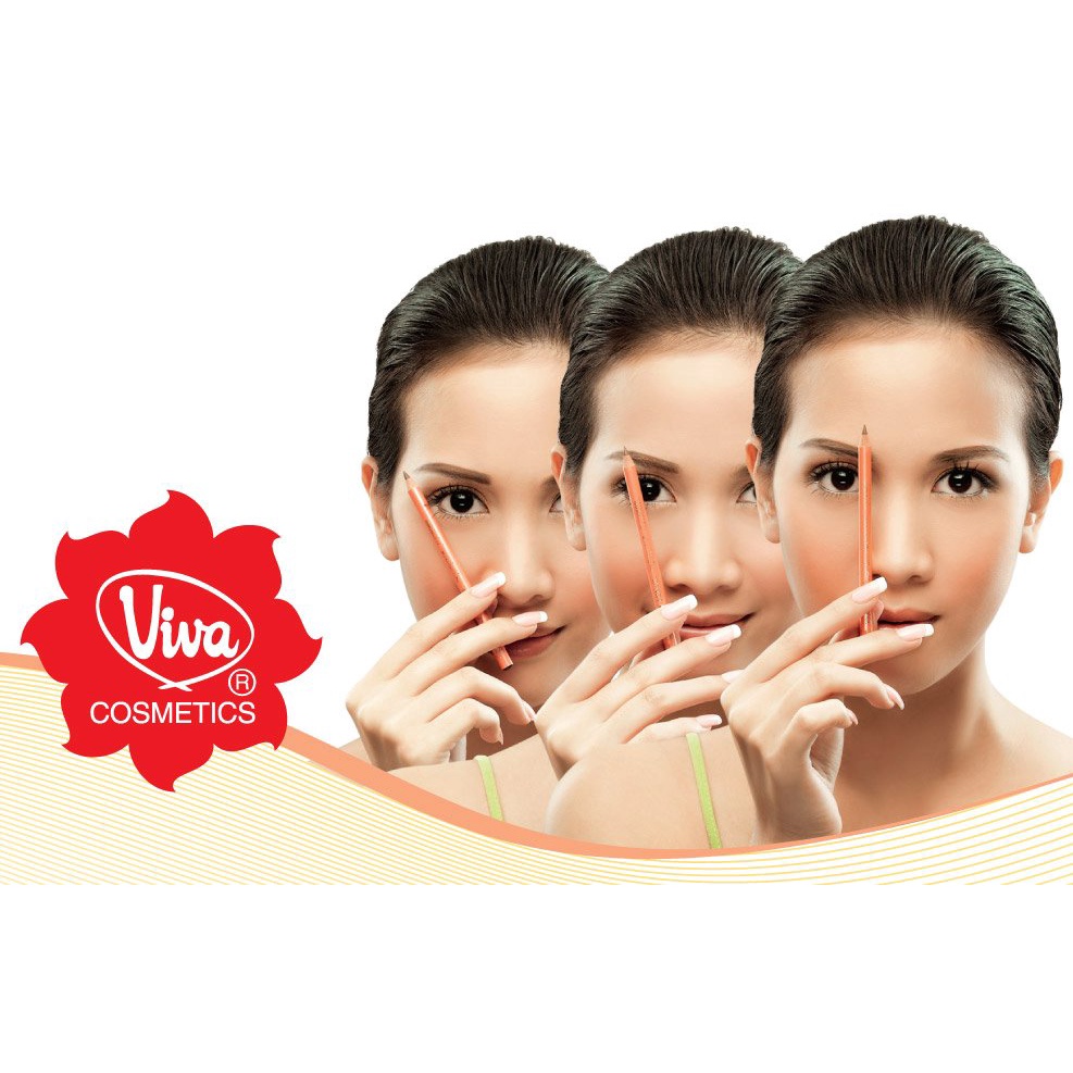 Viva Eyebrow / Pensil Alis Limited Original Black / Brown / Dark Brown (Plus Aksesoris)