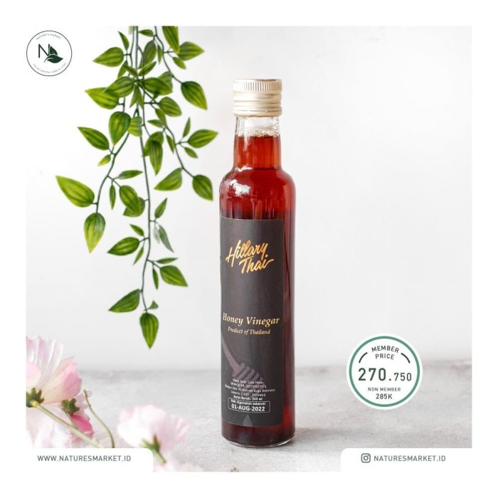 

(BISA COD) HILLARY THAI HONEY VINEGAR 250ML